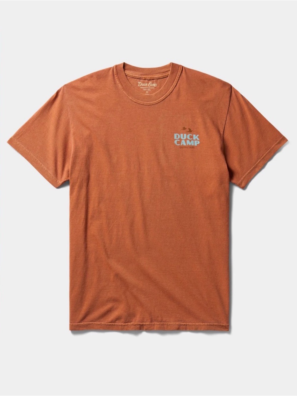 Duck Camp Bamboo Orange Pocket T Shirt M  Dove Opener